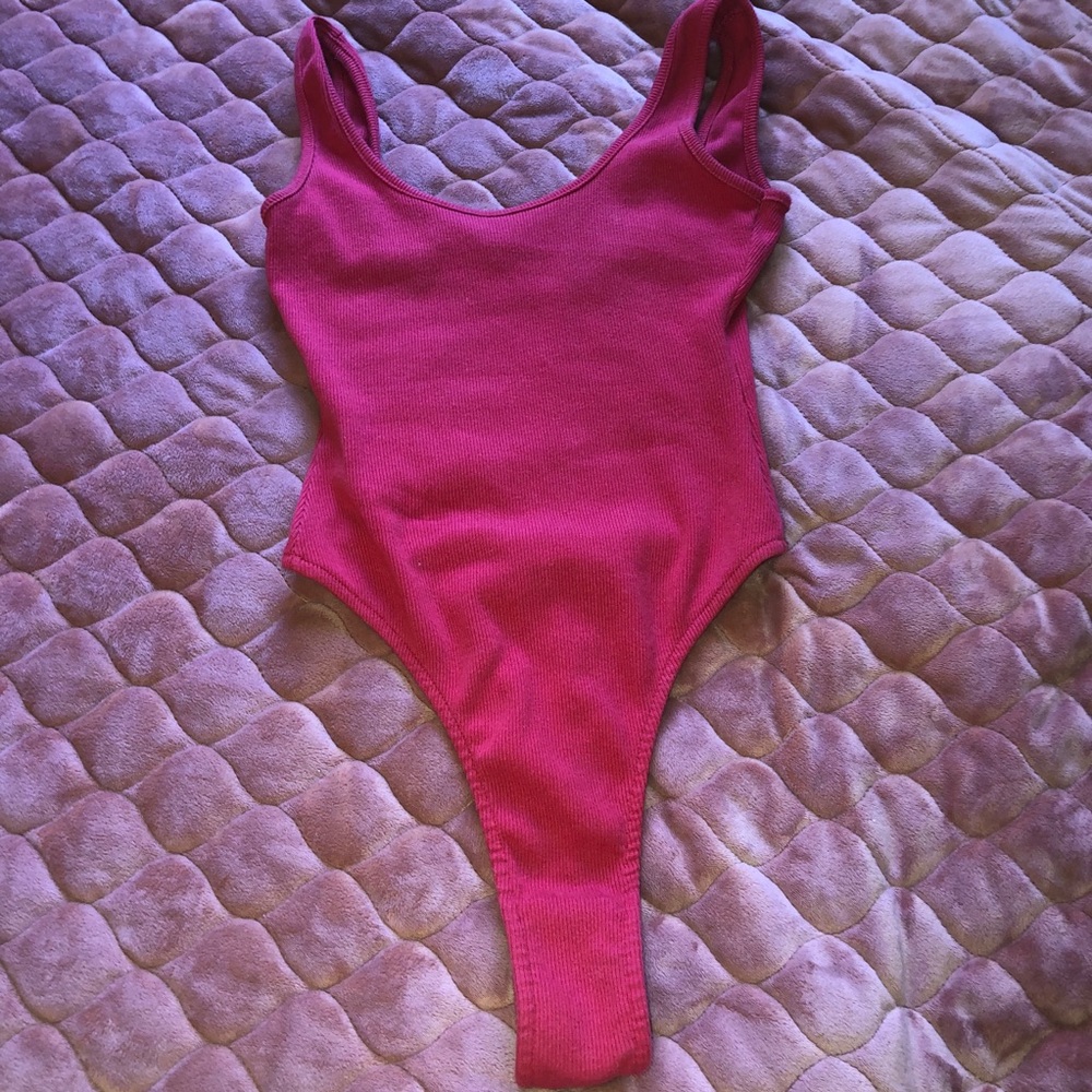 Red bodysuit